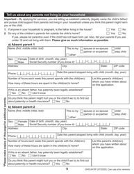 Form DHS0415F Application for Services - Oregon, Page 13