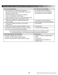 Form DHS0415F Application for Services - Oregon, Page 16