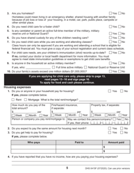 Form DHS0415F Application for Services - Oregon, Page 9