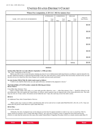 Form AO133 Bill of Costs - Minnesota, Page 2