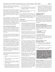Instructions for Form CR-Q1 Commercial Rent Tax Return - New York City, Page 3