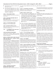 Instructions for Form CR-Q1 Commercial Rent Tax Return - New York City, Page 5