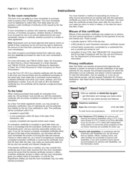 Form ST-120.2 Room Remarketer&#039;s Exempt Purchase Certificate - New York, Page 2