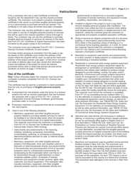 Form ST-120.1 Contractor Exempt Purchase Certificate - New York, Page 3