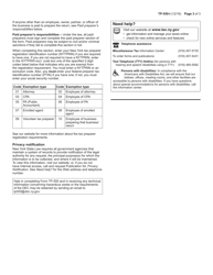 Instructions for Form TP-550 Quarterly Return for Special Assessments on Hazardous Waste Generated in New York State - New York, Page 3