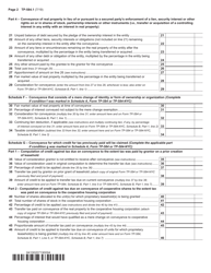 Form TP-584.1 Real Estate Transfer Tax Return Supplemental Schedules - New York, Page 2