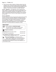 Instructions for Form TP-650 Application for Registration Under Articles 12-a and 13-a - New York, Page 4