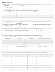 Form TT-141A Estate Tax Domicile Affidavit - New York, Page 2