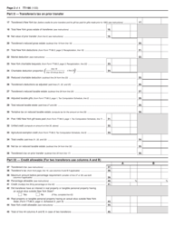 Form TT-190 Computation of Credit for Estate Tax on Prior Transfers for the Estate of a Transferee Who Died on or Before May 25, 1990 - New York, Page 2