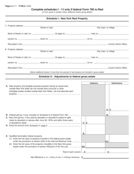 Form TT-86.5 Petition to Determine Estate Tax Under Article 26 of the Tax Law for the Estate of an Individual Who Died After December 31, 1982, and Before May 26, 1990 - New York, Page 4