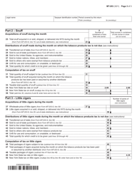 Form MT-203 Distributor of Tobacco Products Tax Return - New York, Page 3