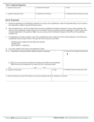PS Form 3510 Application for Reentry or Special Price Request for Periodicals Publication, Page 2