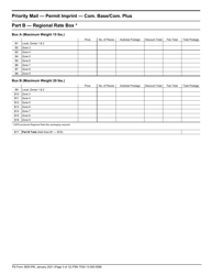 PS Form 3600-PM &quot;Postage Statement - Priority Mail - Permit Imprint&quot;, Page 3
