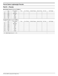 PS Form 3605-R Postage Statement - Package Services, Page 8