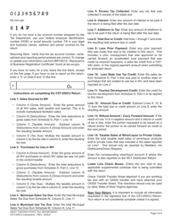 Instructions for Form CST-200CU West Virginia Sales &amp; Use Tax Return - West Virginia, Page 2