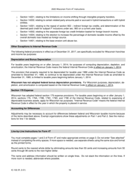 Instructions for Form 4T, IC-002 Wisconsin Exempt Organization Business Franchise or Income Tax Return - Wisconsin, Page 16