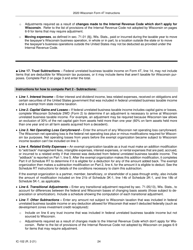 Instructions for Form 4T, IC-002 Wisconsin Exempt Organization Business Franchise or Income Tax Return - Wisconsin, Page 24