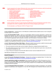 Instructions for Form 4T, IC-002 Wisconsin Exempt Organization Business Franchise or Income Tax Return - Wisconsin, Page 25