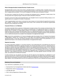 Instructions for Form 4T, IC-002 Wisconsin Exempt Organization Business Franchise or Income Tax Return - Wisconsin, Page 30