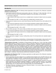 Instructions for Form 4T, IC-002 Wisconsin Exempt Organization Business Franchise or Income Tax Return - Wisconsin, Page 3