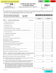 Document preview: Form I-023 Schedule OS Credit for Net Tax Paid to Another State - Wisconsin
