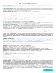 Form I-026 Schedule 2440W Disability Income Exclusion - Wisconsin, Page 2