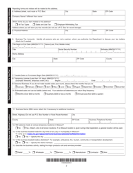 Form 2643-MO Missouri Tax Registration Application Small Businesses - Missouri, Page 3