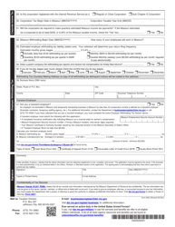 Form 2643 Missouri Tax Registration Application - Missouri, Page 8