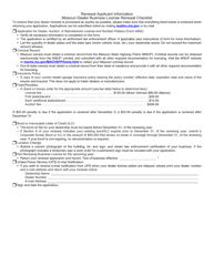 Form 4682 Application for Dealer, Auction, or Manufacturer License and Number Plate(S) - Missouri, Page 4