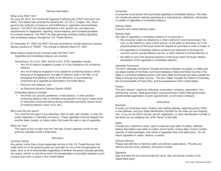 Form 5467 State Cigarette Pact Act Pa-1 Report for Missouri - Missouri, Page 2