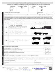 Form 5800 Application for Military Commercial Driver License (Cdl) Even Exchange - Missouri, Page 2