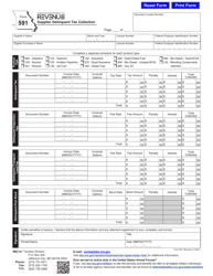 Form 591 Supplier Delinquent Tax Collection - Missouri