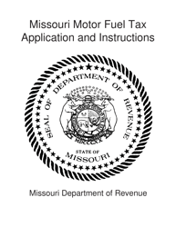 Form 795 &quot;Missouri Motor Fuel Tax License Application&quot; - Missouri
