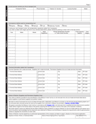 Form 795 Missouri Motor Fuel Tax License Application - Missouri, Page 5