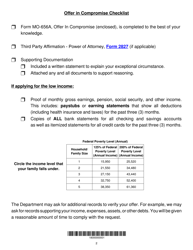 Form MO-656A Short Form for Exceptional Circumstances and Low Income Taxpayers - Missouri, Page 2