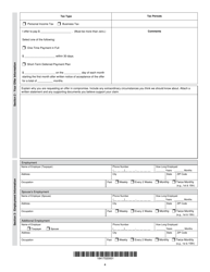 Form MO-656A Short Form for Exceptional Circumstances and Low Income Taxpayers - Missouri, Page 4
