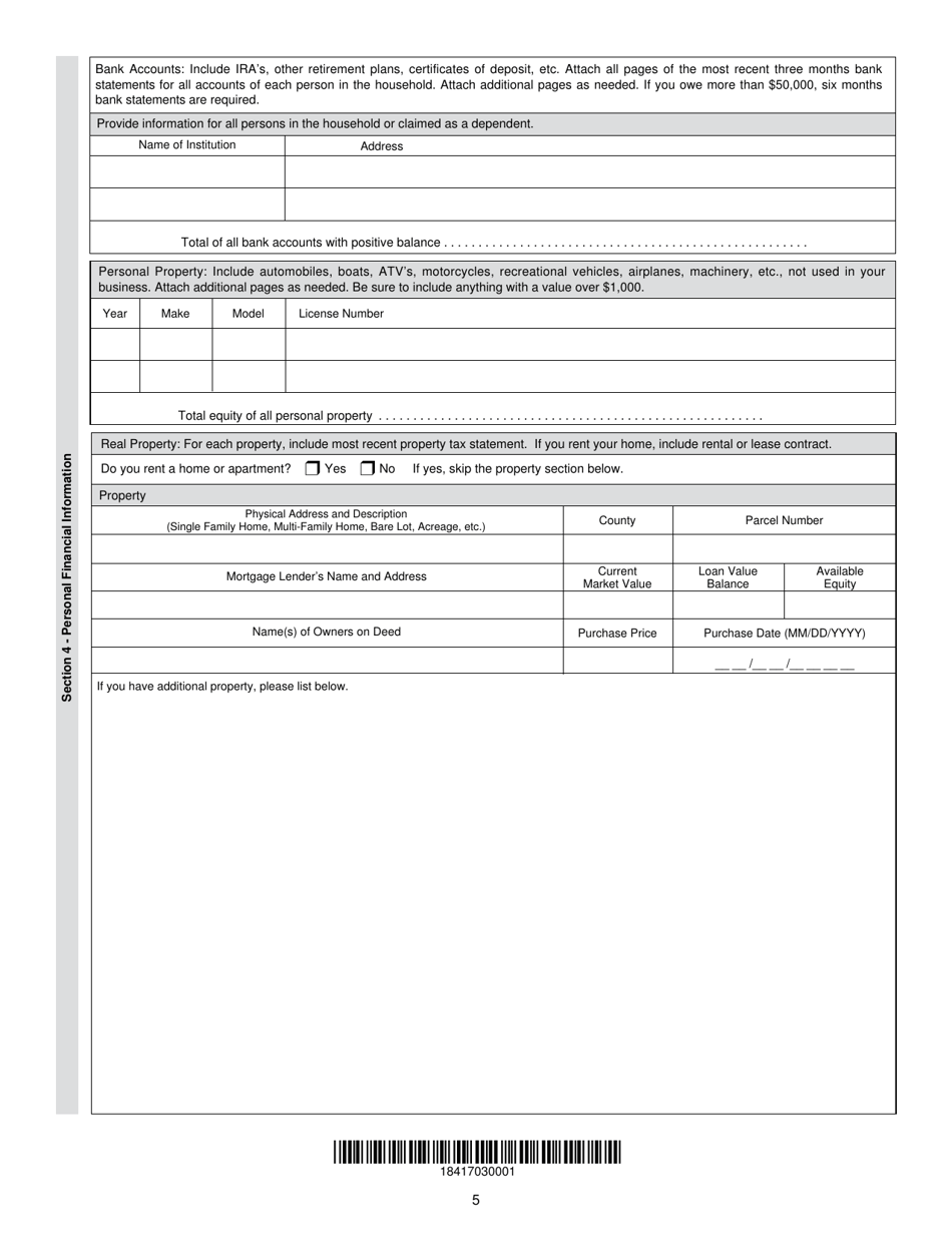 Form MO-656A Short Form for Exceptional Circumstances and Low Income Taxpayers - Missouri, Page 5