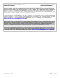 VA Form 10-0137 VA Advance Directive: Durable Power of Attorney for Health Care and Living Will (English/Spanish), Page 3