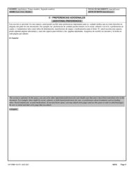 VA Form 10-0137 VA Advance Directive: Durable Power of Attorney for Health Care and Living Will (English/Spanish), Page 8