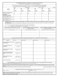VA Formulario 21P-0513-1 Reporte De Verificacion Bajo La Vieja Ley Y Seccion 306 (Hijos Unicamente) (Spanish), Page 2