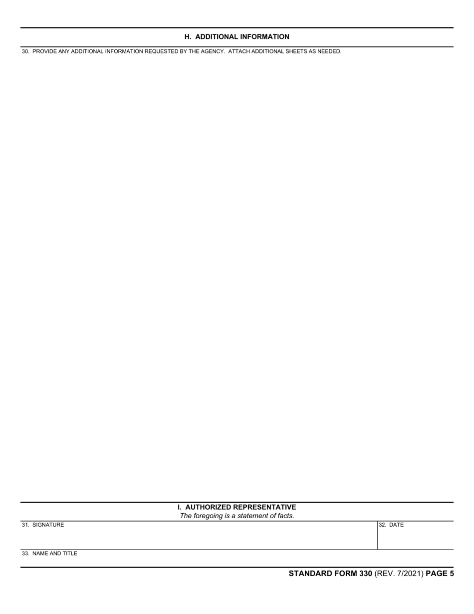 Form SF-330 Architect-Engineer Qualifications, Page 13