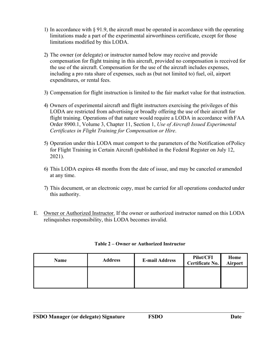 Letter of Deviation Authority, Page 3