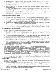 FAA Form 5100-122 Agreement for Acquisition and Relocation Services, Page 2