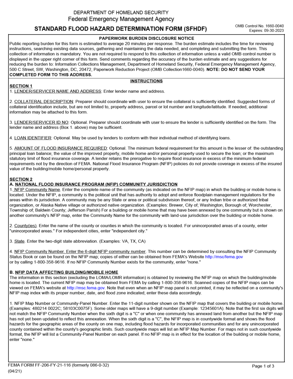 FEMA Form FF206FY21116 Fill Out, Sign Online and Download