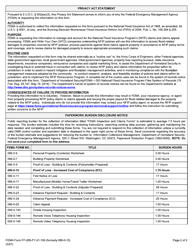 FEMA Form FF-206-FY-21-109 Proof of Loss - Increased Cost of Compliance, Page 2