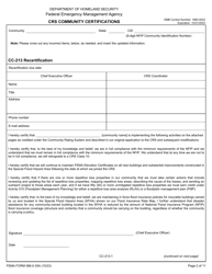 FEMA Form 086-0-35A Crs Community Certifications, Page 2
