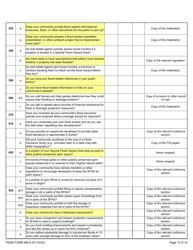 FEMA Form 086-0-35 Community Rating System Application Letter of Interest and Quick Check, Page 12