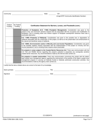 FEMA Form 086-0-35B Crs Community Certifications for Environmental and Historic Preservation, Page 10