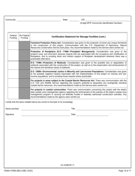 FEMA Form 086-0-35B Crs Community Certifications for Environmental and Historic Preservation, Page 15
