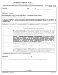 FEMA Form 086-0-35B Crs Community Certifications for Environmental and Historic Preservation, Page 17